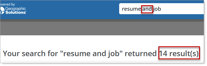 Finding Topics with Both Search Words