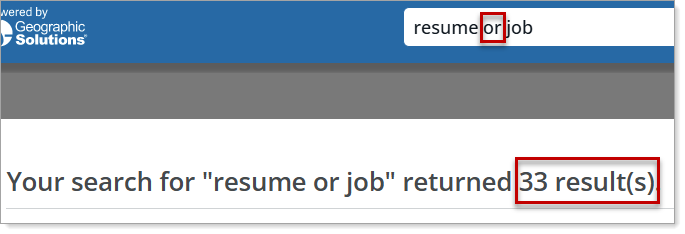 Finding Topics with Either Search Word