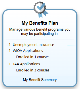 My Benefits Plan Widget
