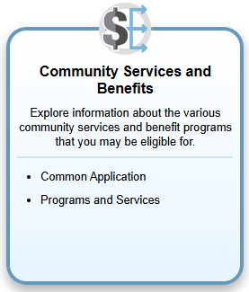 Community Services and Benefits Widget